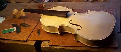 Partes violin cuerpo